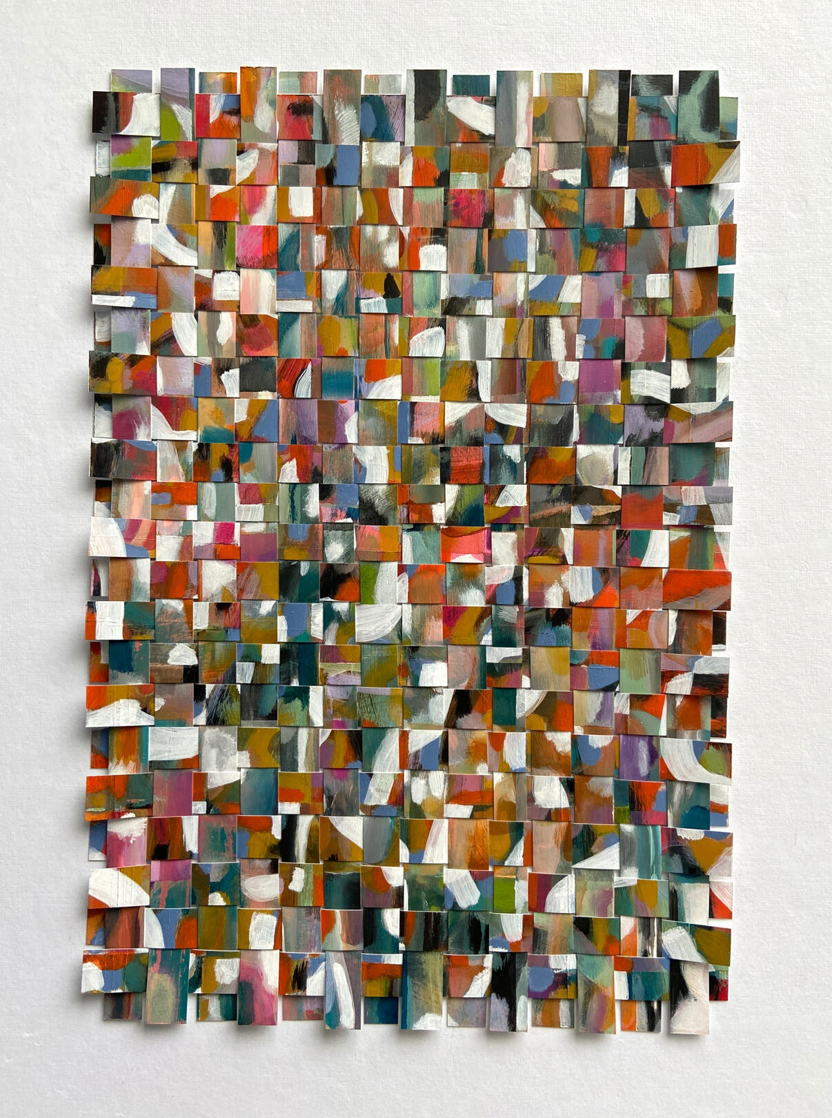 Paper weave (2026), 20 x 30cm Paper weave (2026), 20 x 30cm